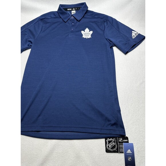 NEW Adidas Toronto Maple Leafs Game Mode Polo Golf Shirt Men’s Small NWT Hockey - Picture 2 of 15